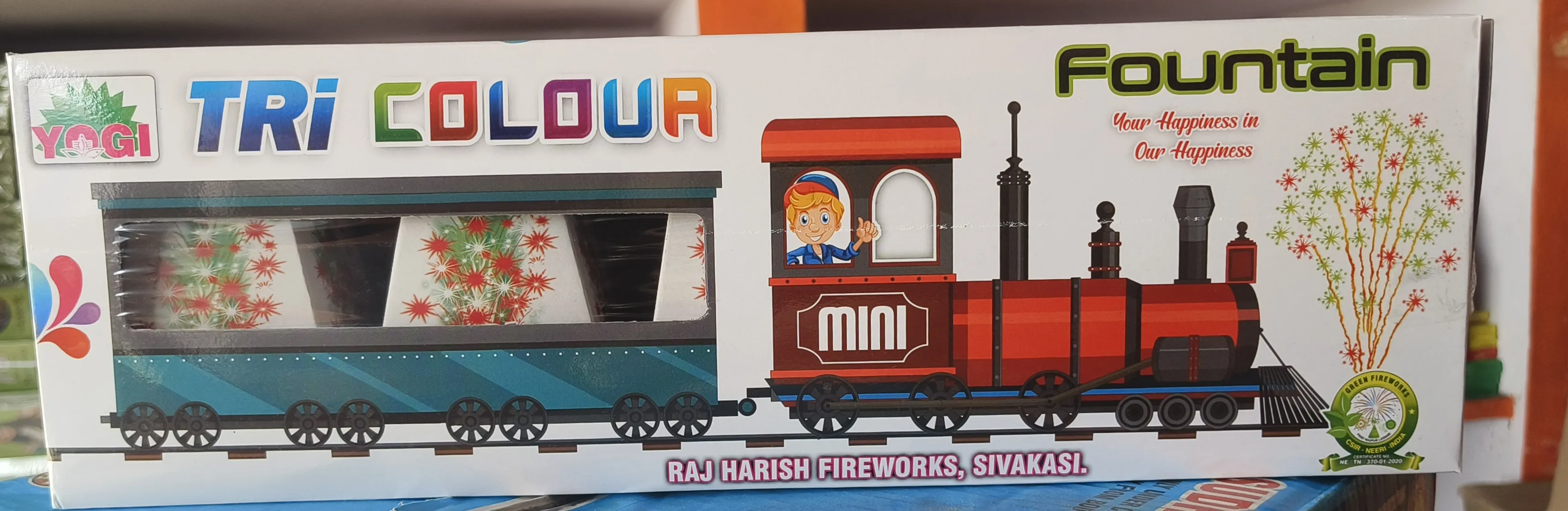 TRI COLOUR FOUNTAIN (5 Pcs)